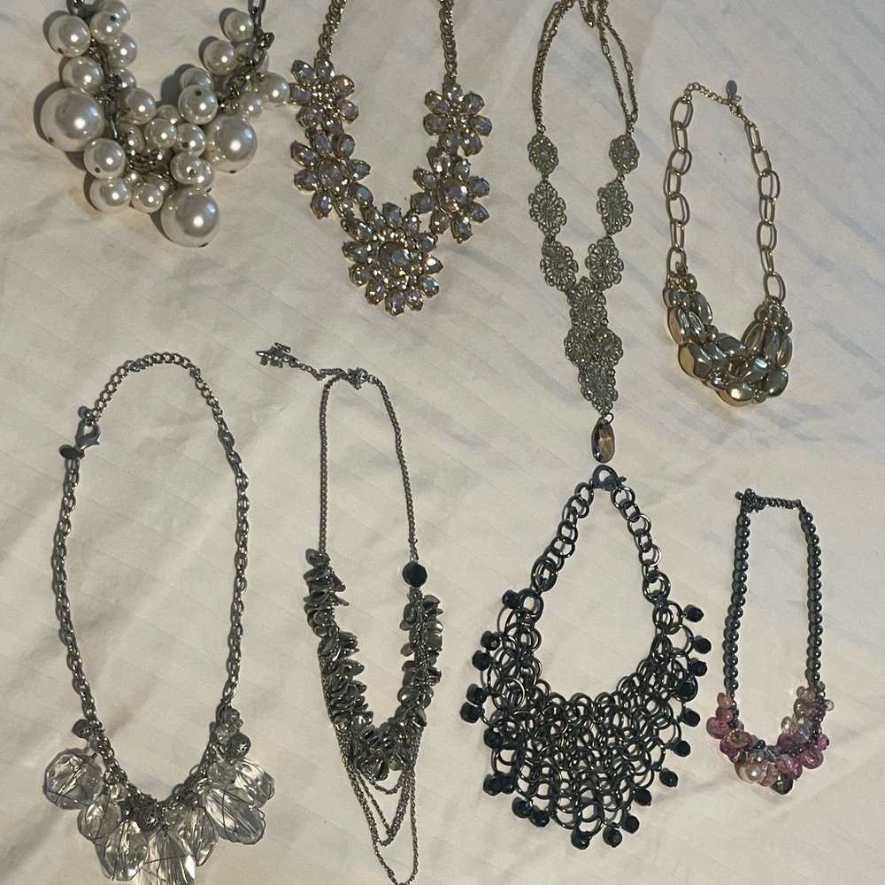 Lot of 8 Adjustable Necklaces
